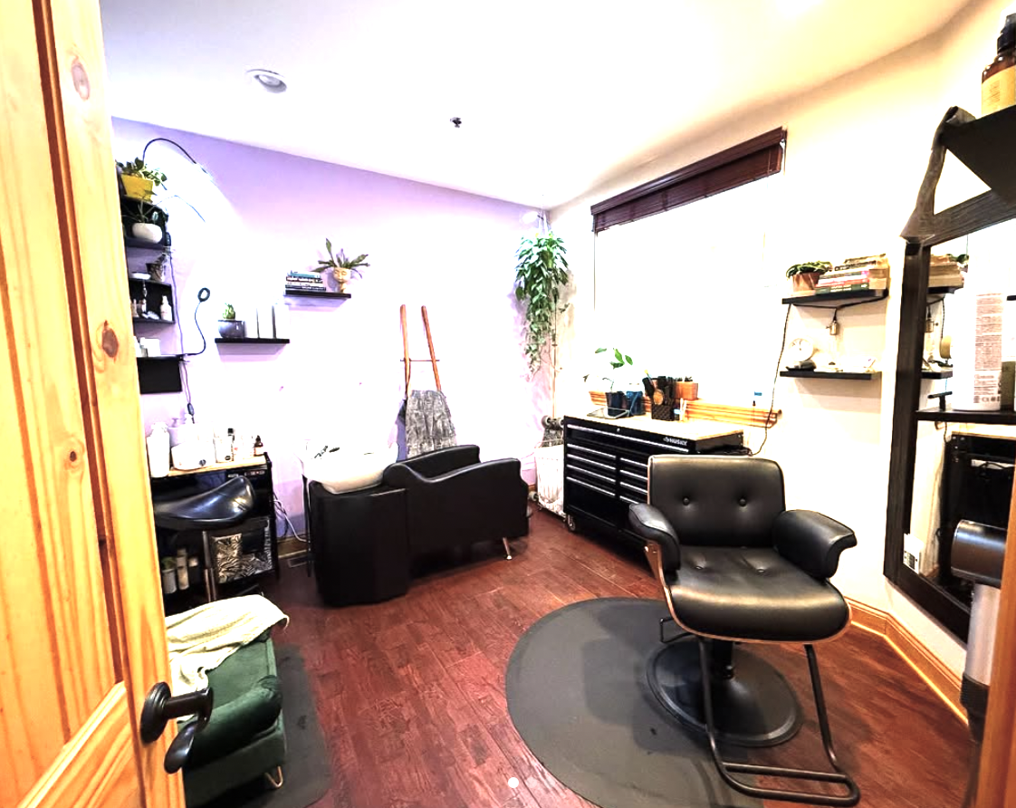 Photograph on interior hair salon